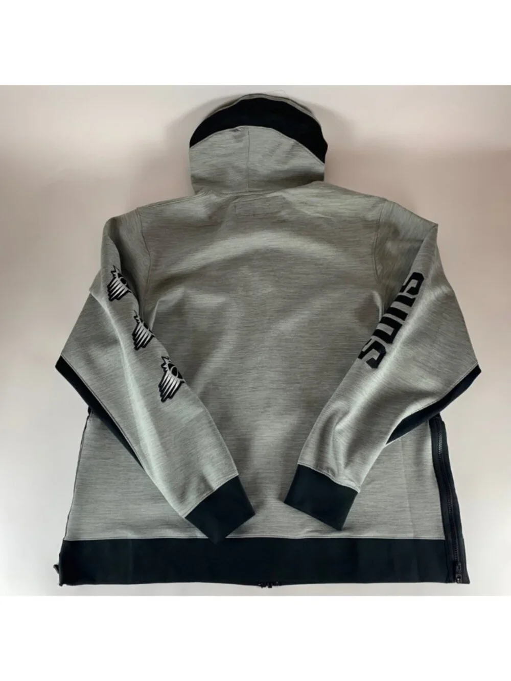 Phoenix Suns NBA Gray Nike Authentic Full Zip Hooded Shooting Jacket Mens 2XLT